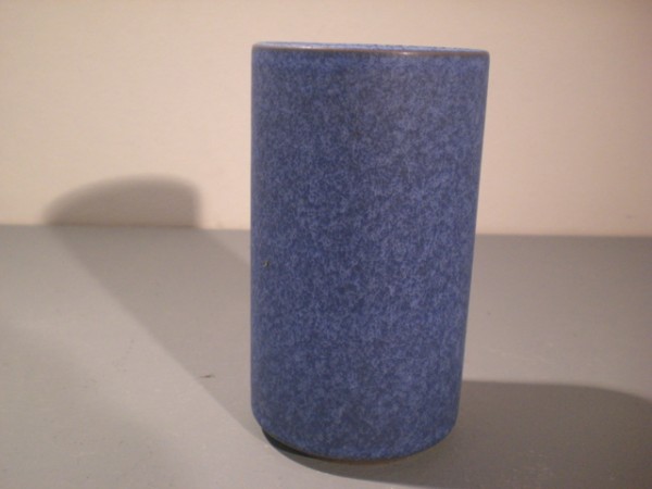 Blau-gesprenkelte Vase Hamelner Töpferei
