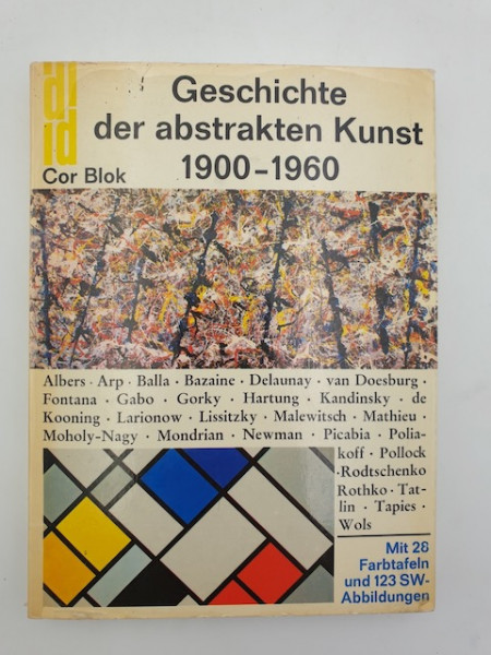 Cor Blok - Taschenbuch Geschichte der abstrakten Kunst - Dumont 1975