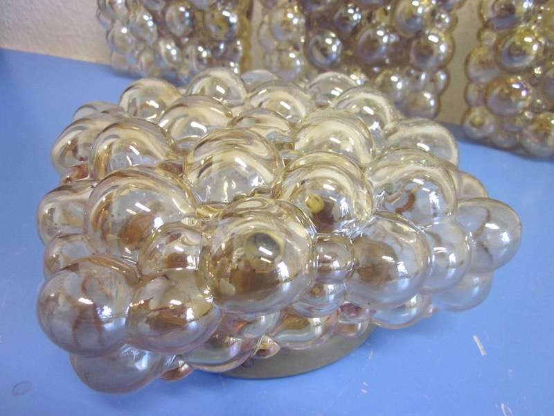 Limburg Lampe Wandlampe bubble lamp era Helena Tynell 70s seltenes Design
