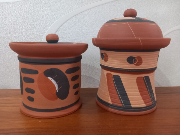 Christina Renker / Heidi Manthey Veltener Workshop for Ceramics Hermann Grothe - Lidded Jar #2
