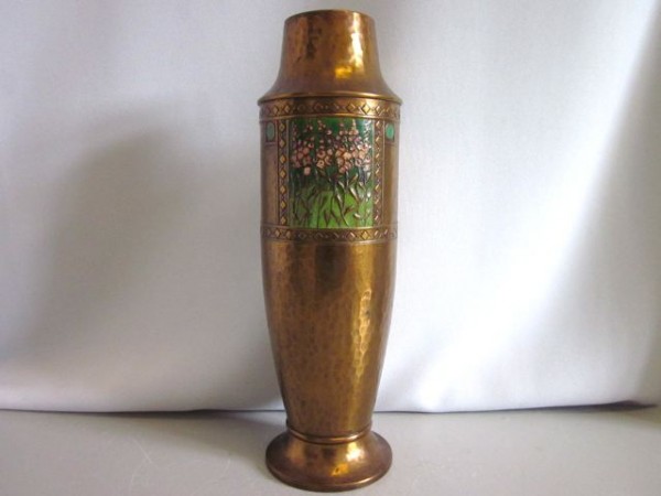 Tall Art Nouveau vase - WMF Ostrich brand