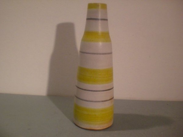 Vase mit Streifendekor - Kunsttöpferei Marschner