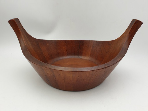 Jens Quistgaard Salatschüssel Viking Teak 1950er midcentury Danish modernist