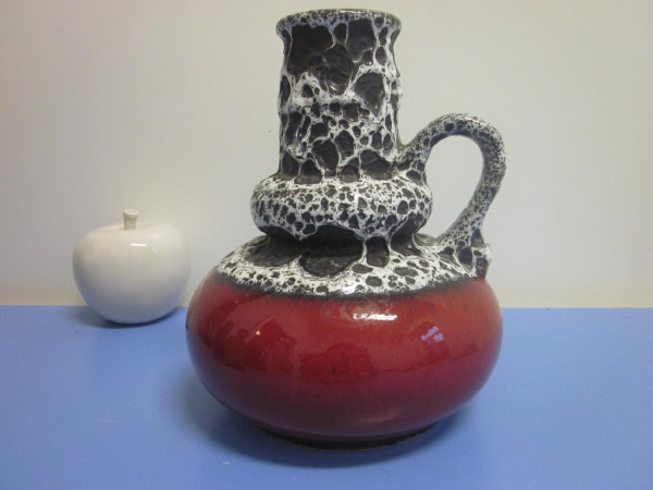 Jopeko Large Ceramic Vase Lava Glaze Fat Lava 1960s 1970s WGP