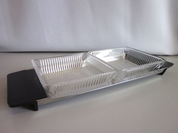Serving tray with glass bowls - Günther Kupetz for WMF