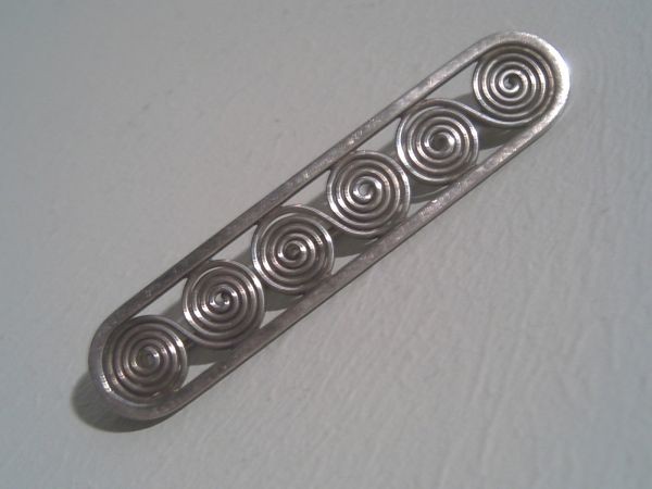 Art Deco Stabbrosche - Sterlingsilber 900