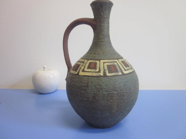 Rudi Stahl German studio art pottery vase 1950s
