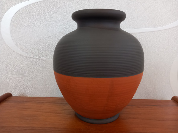 Kieler Kunstkeramik tall ceramic vase Klinker Art Deco 1930s rare model-Copy