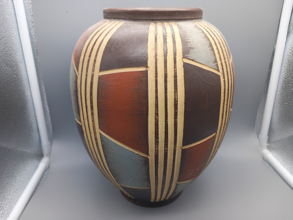 Sawa große Keramikvase – schwere Studiokeramik, 1950er-Jahre