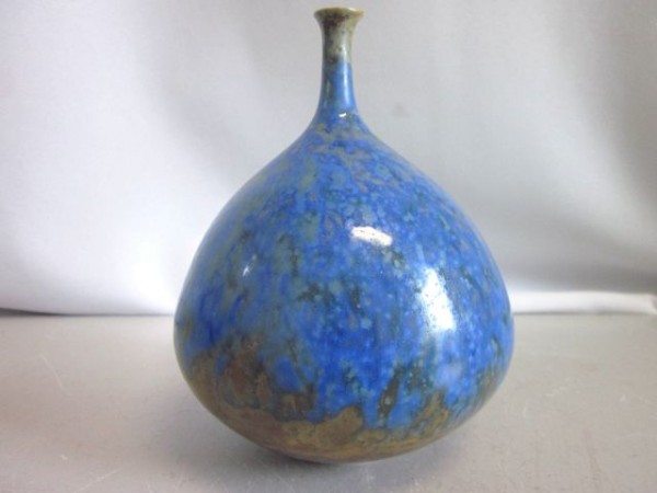 Vase with crystal glaze -Horst Seifert