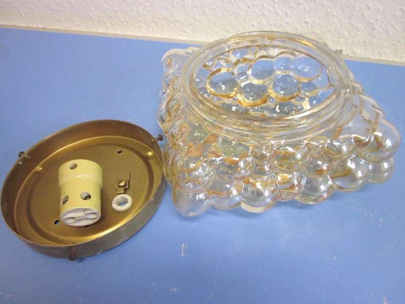 Limburg Lampe Wandlampe bubble lamp era Helena Tynell 70s seltenes Design